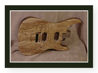 Soloist Spalted Guitar Body