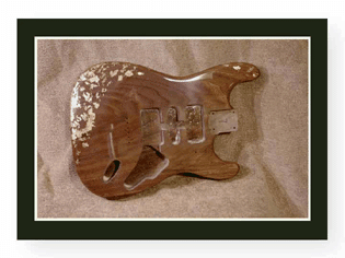 Walnut Stratocaster Body